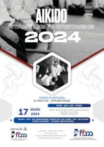 Stage de Ligue Aïkido 17 mars 2024 @ Parc des sports Arthur Aurégan | Quimperlé | Bretagne | France